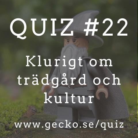 Vad kan du egentligen om trädgård och kultur?