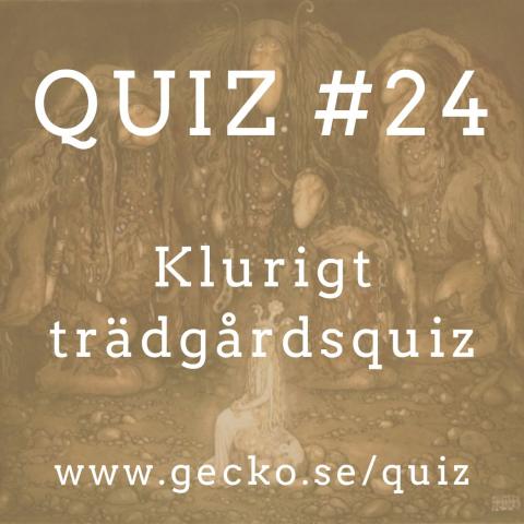 Klurigt trädgårdsquiz