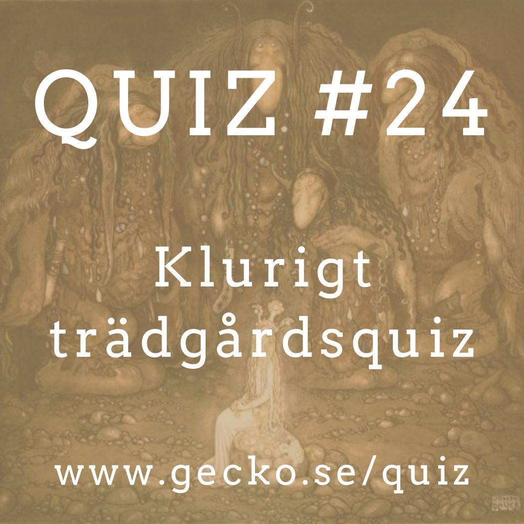Klurigt trädgårdsquiz