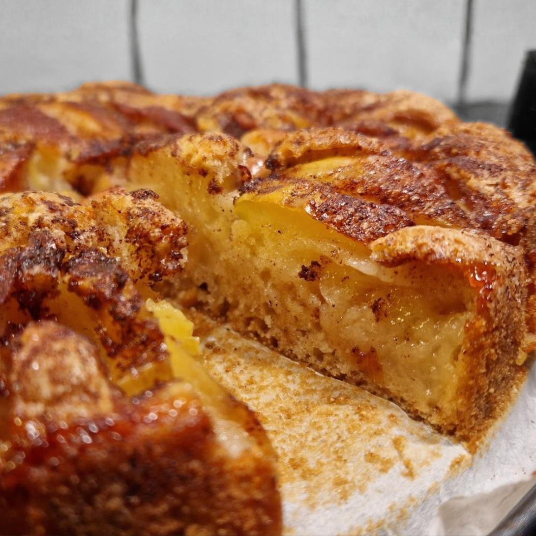 Äppelkaka till kaffe recept