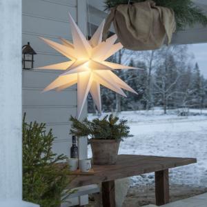 Julstjärna utomhus