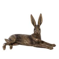 Hare liggande gyllene